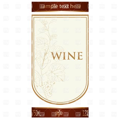 Printable Downloadable Free Wine Label Template - Printable Templates