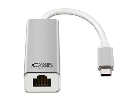 Nanocable Tarjeta Red Ethernet Usb C 30 Gigabit 10030402