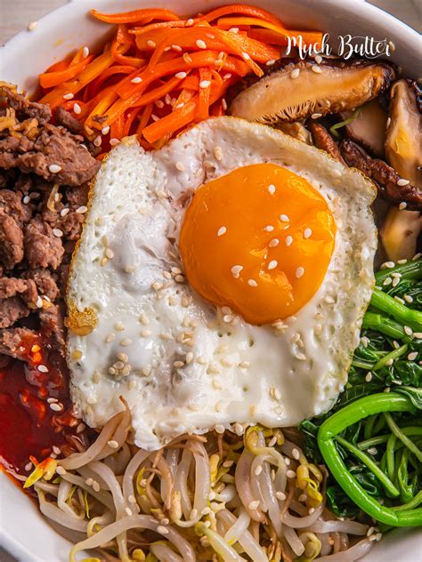 Homemade Bibimbap (Korean Mixed Rice) Recipe - Much Butter