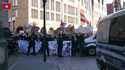 Lautstarker Protest gegen 1000 Kreuze Marsch in Münster 2021 Rede