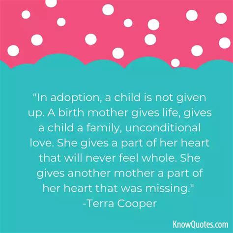 Adoption Quotes For Birth Mothers