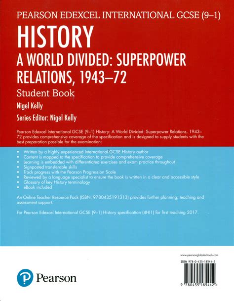 Pearson Edexcel International GCSE 9 1 History A World Divided