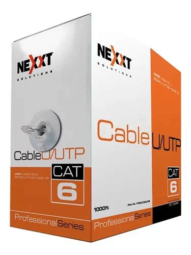 Cable Utp Cat5e 100 Nexxt 305 Metros Gris Cm Tecnomati