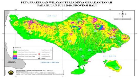 BALI Prakiraan Potensi Tejadi Gerakan Tanah Sepanjang Juli 2019 Cek