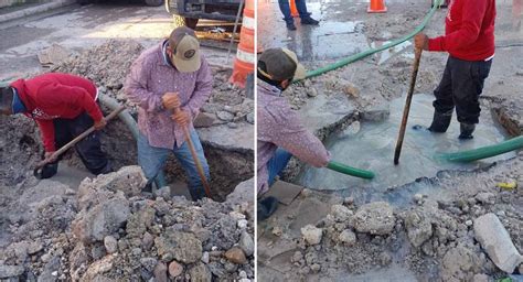 Trabaja Comapa En Reparaci N De Fuga De Agua Potable En Zona Centro