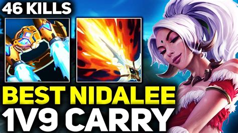 Rank 1 Best Nidalee In The World 1v9 Carry Gameplay League Of