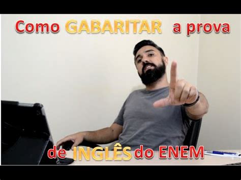 Ingl S Para O Enem V Deo Dicas Para Gabaritar A Prova De