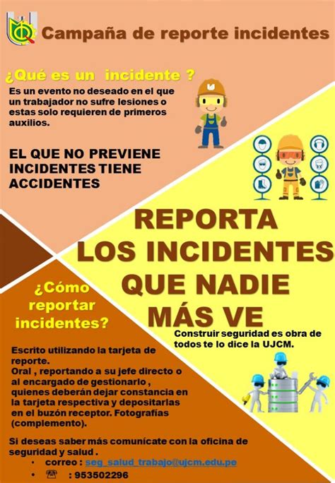 Campaña Reporte de Incidentes Universidad José Carlos Mariátegui