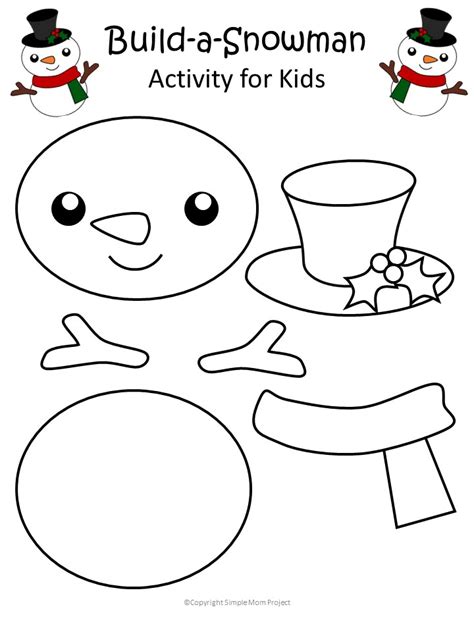 Free Christmas Craft Printables For Teaching