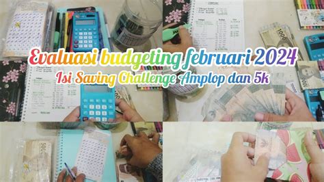 Evaluasi Budgeting Februari 2024 Isi Saving Challenge Di Akhir Bulan