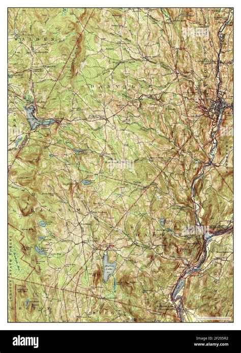 Map Of St Johnsbury Hi Res Stock Photography And Images Alamy