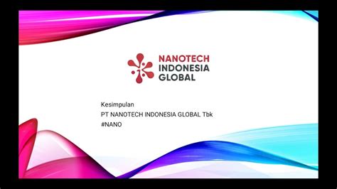 IPO NANO PT Nanotech Indonesia Global Tbk Waran Lagi Cuan Lagi