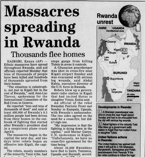 Rwanda Genocide Tutsi Vs Hutu