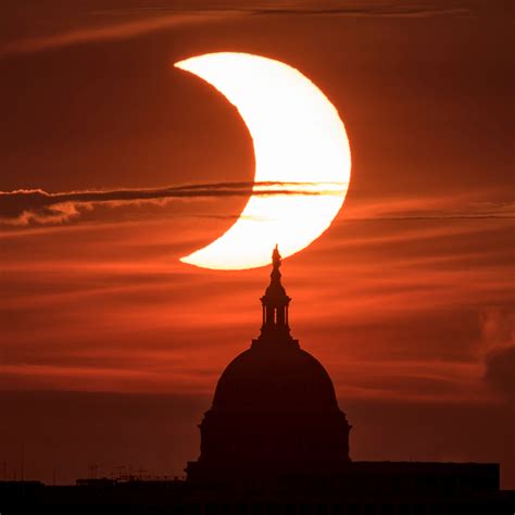 Partial solar eclipse photos