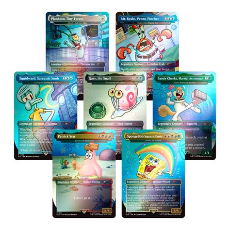 Secret Lair X SpongeBob SquarePants Legends Of Bikini Bottom Foil