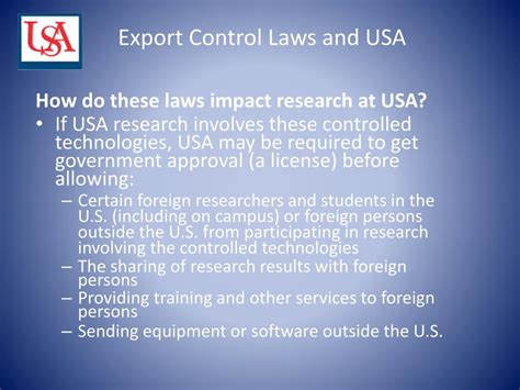 Ppt Introduction To Export Controls Powerpoint Presentation Free Download Id 1288365