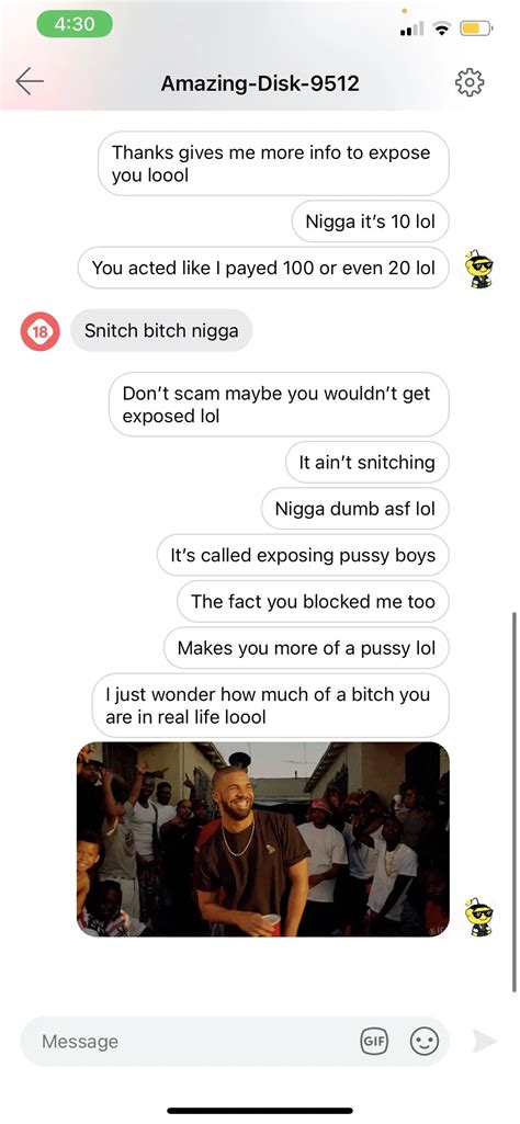 This Dude Right Here Get His Ass Outta Here Sorry For All The Post Of This Pussy Boy But We