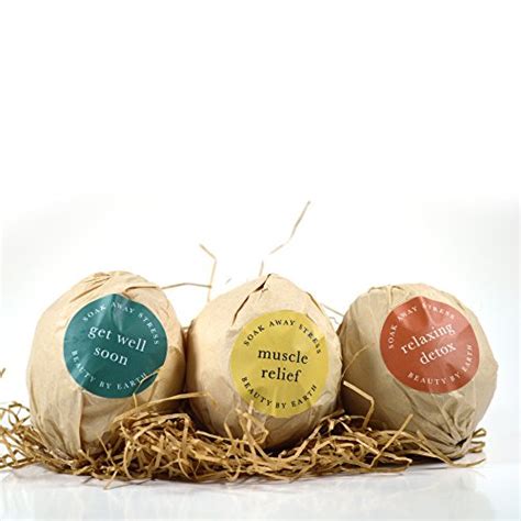 Bath Bomb Gift Set - 6 Pack of Large Organic Bath Fizzies from Beauty ...