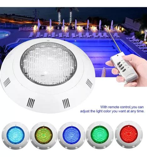 Lámpara De Piscina Led Luz Subacuática Ip68 A Prueba Rgb 18w Cuotas