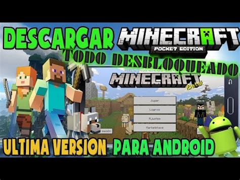 Descargar Minecraft Pe Todo Desbloqueado Todos Los Packs De Skins