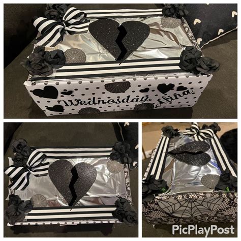 Wednesday Addams Valentines Box In Valentine Box Valentine