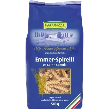 Rapunzel Bio Emmer Spirelli Semola Online Kaufen Im Shop