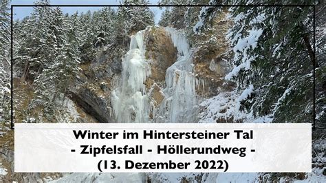 Hindelang Winter Im Hintersteiner Tal 13 Dezember 2022 YouTube