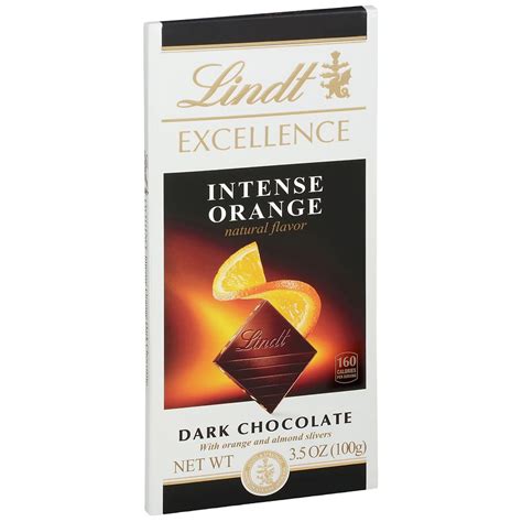 Lindt Excellence Dark Chocolate Bar Intense Orange Walgreens