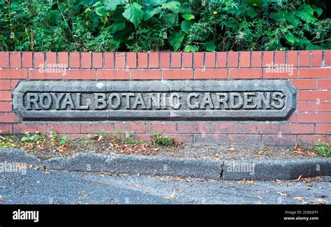 Entrance To The Royal Botanical Garden In Belfast Public Garden In