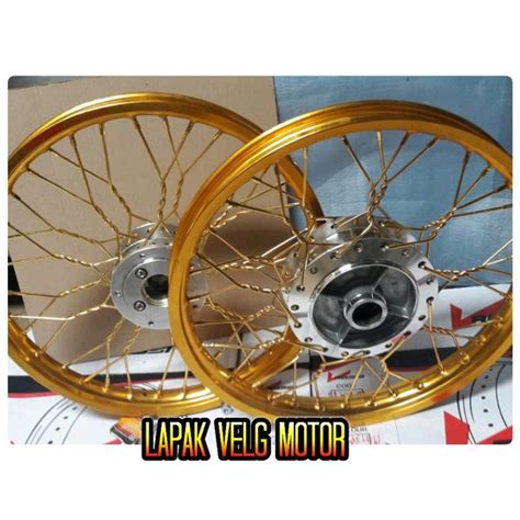 Jual Variasi Velg Vixion Old Ring V Rossi Gold Uk 140x17 Stel Jari