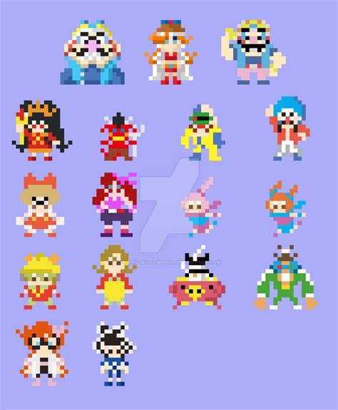 Custom Warioware Sprites by MarioSegaliMario on DeviantArt