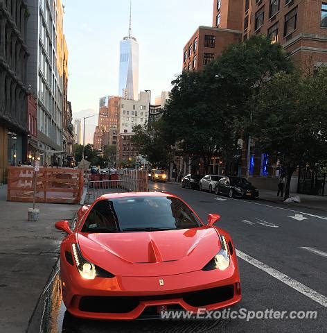 Ferrari 458 Italia spotted in New York, New York on 09/08/2016