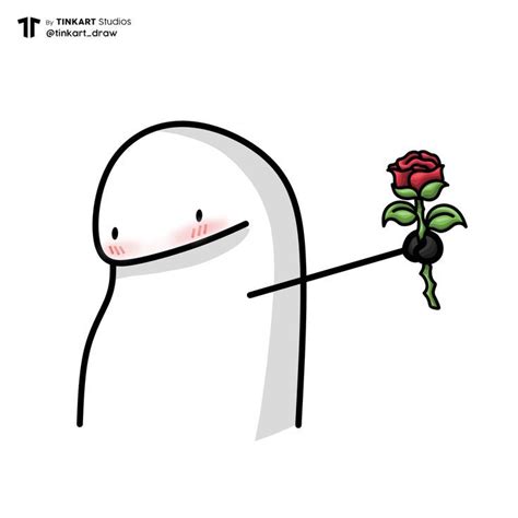 Flork Con Rosa Florkofcows Icons Funny Stick Figures Easy Doodles