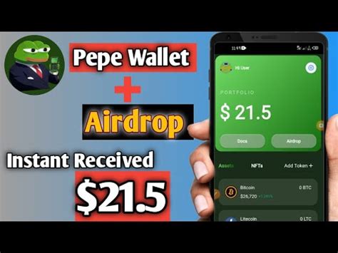 Pepe Wallet Airdrop Claim Free Instant Payment Urdu