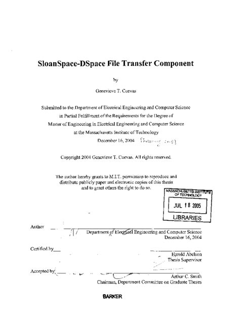 Fillable Online Dspace Mit Faculty DirectoryTexas ECE Electrical