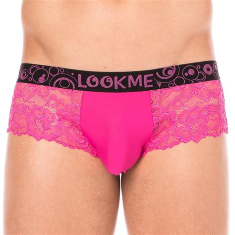 Lookme Shorty Dentelle Magenta INDERWEAR