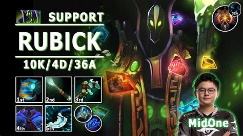 Rubick Hard Support E Midone Pos Rubick Play Dota