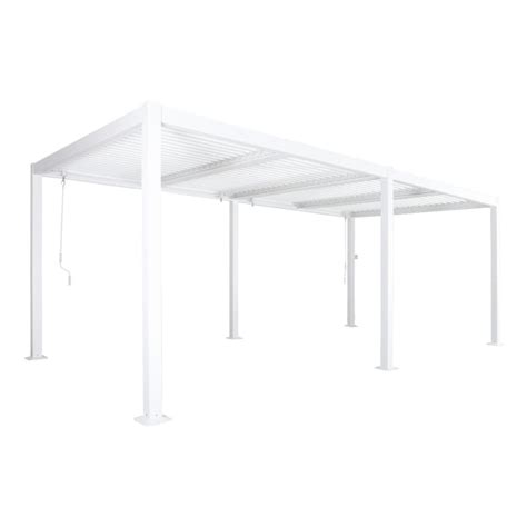 Pérgola bioclimática aluminio y acero 3x6m lamas orientables Palace