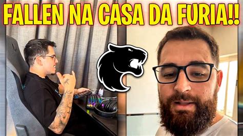 FALLENZÃO CHEGANDO NA CASA DA FURIA YUURIH YouTube