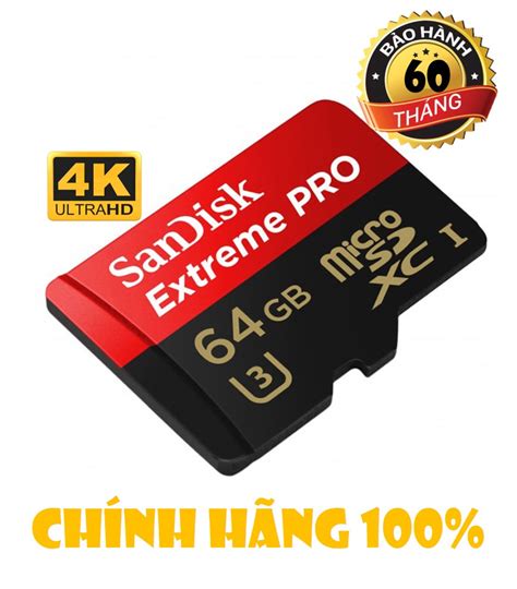 Thẻ Nhớ Sandisk Extreme Pro Microsd 32gb 64gb 128gb