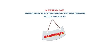 Zmiana Organizacji Pracy Administracji Szpitala Kociewskie Centrum