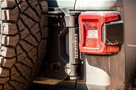 Teraflex Jl Alpha Hd Hinged Spare Tire Carrier Mount Kit