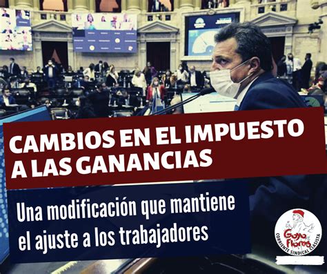 Cambios en el impuesto a las ganancias Una modificación que mantiene