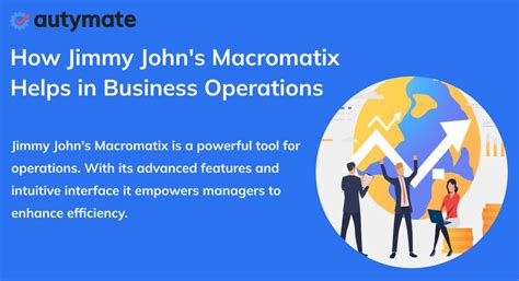 How Jimmy John's Macromatix Helps in Business Operations | Autymate