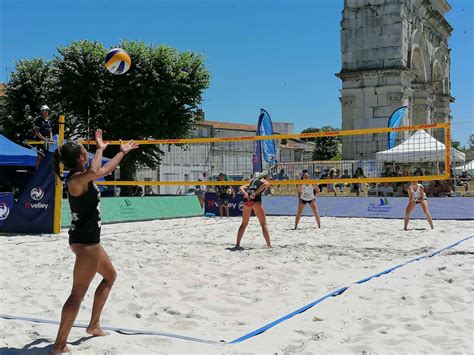 Le championnat de France féminin de beach volley est de retour à Saintes