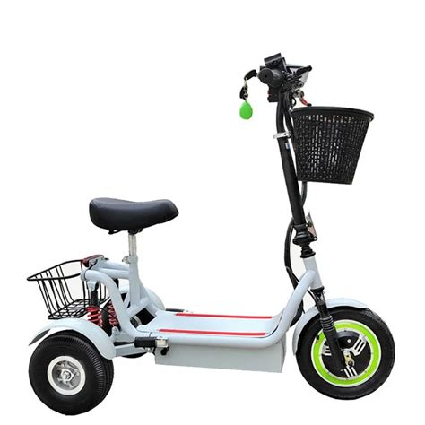 Tricycle Lectrique Pliable Pour Adulte Mini Scooter Trois Roues V Lo