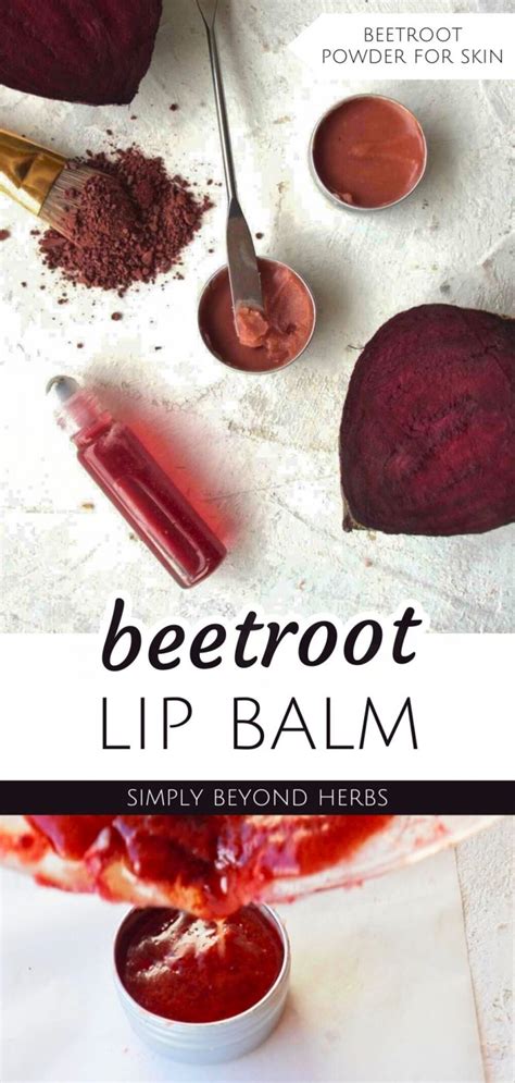 How To Make Beetroot Lip Balm For A Naturally Pink Tint SimplyBeyondHerbs