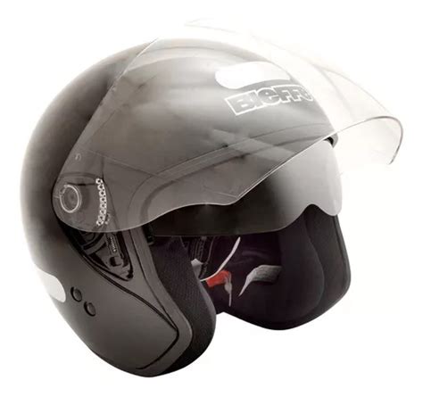 Casco Abierto Bieffe Allegro Classic Custon Negro Mate MercadoLibre