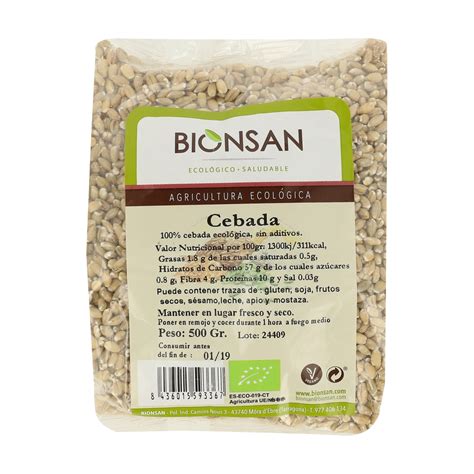 Cebada Eco G De Bionsan Naturitas