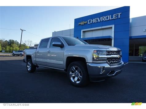 Silver Ice Metallic Chevrolet Silverado Ltz Crew Cab X